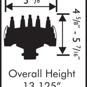 MSD – Billet Tall Block Low-Profile Distributor