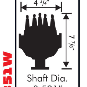 MSD – Pro-Billet Small Diameter Distributor